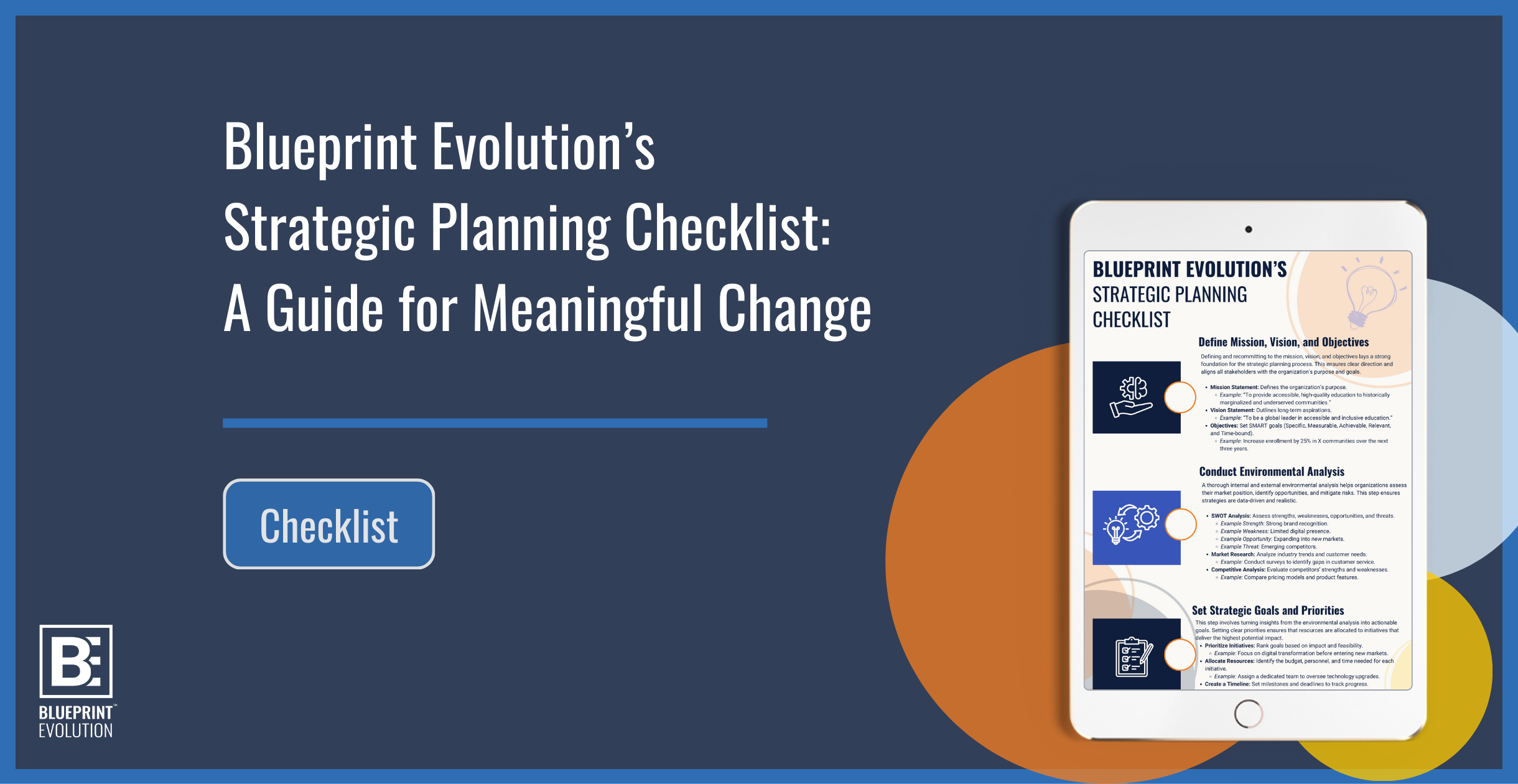 strategic planning Checklist